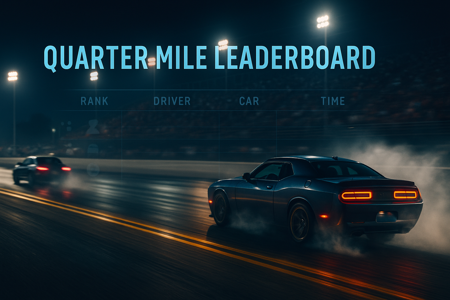 come add your quarter-mile times to the leaderboard on tagmybuild.com